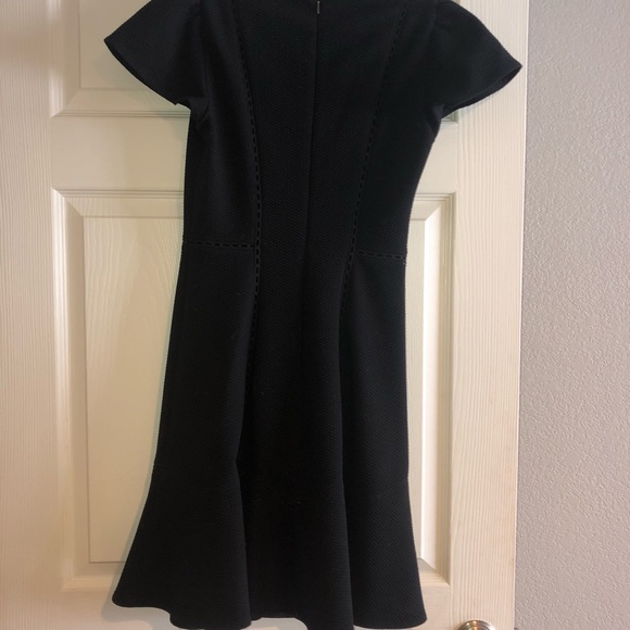 Rebecca Taylor Stretch Texture Dress Size 4 - Picture 4 of 8